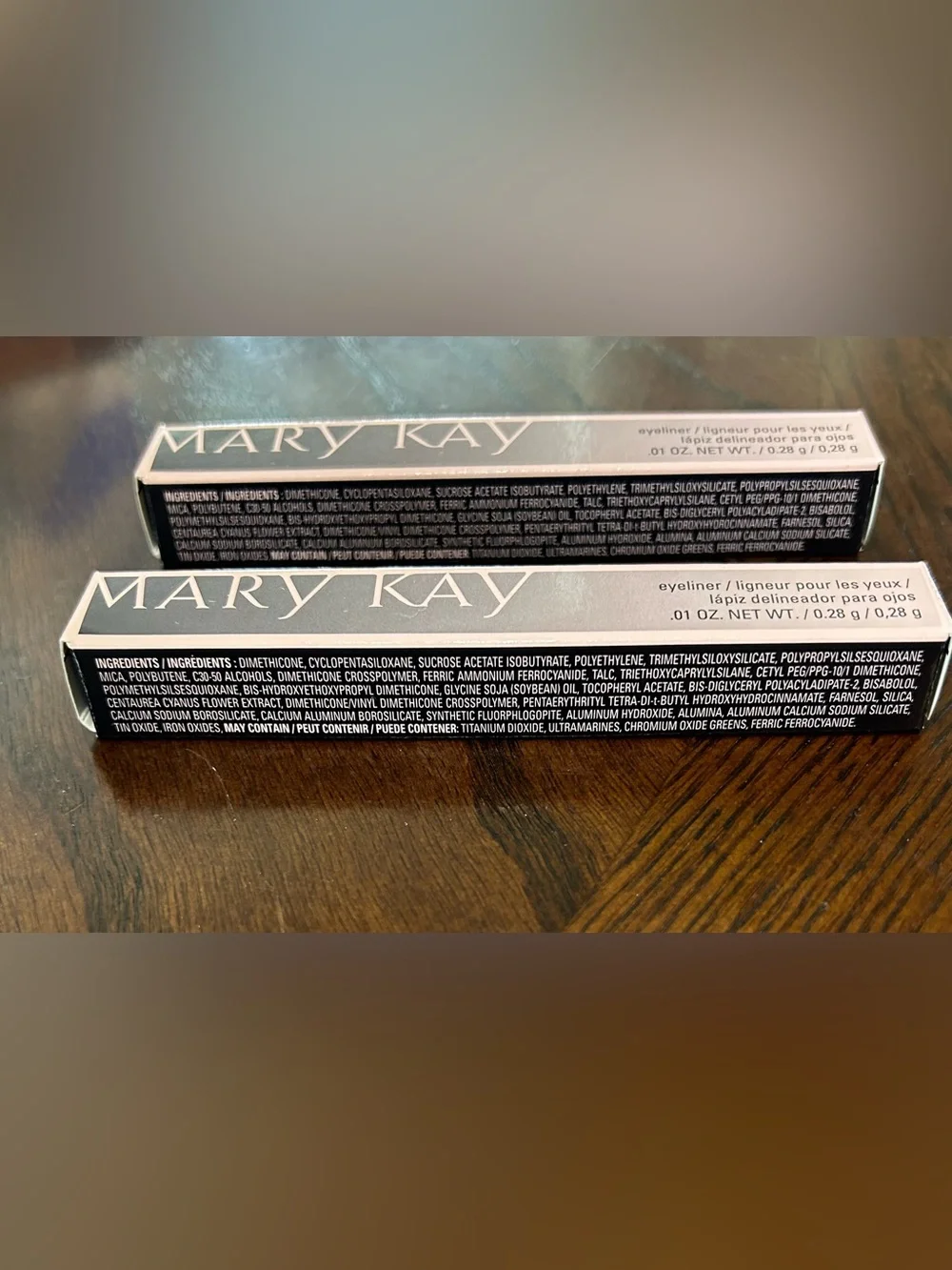 Mary Kay Eyeliner Pencil, Black Shade, 0.01 oz / 0.28 g Lot of 2 New with boxes.